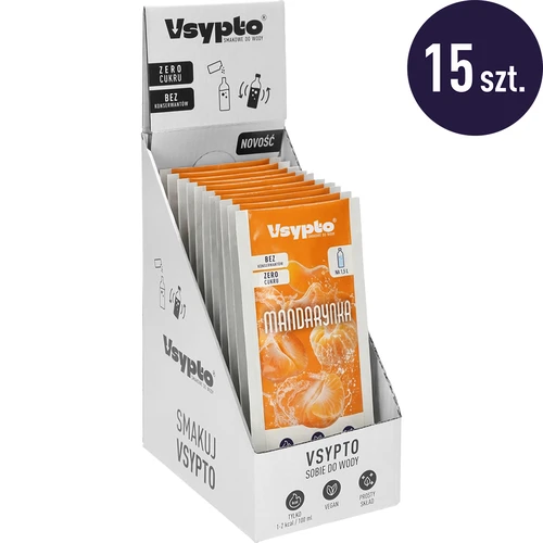 Vsypto Mandarină - pachet 15 x 9 g - 2
