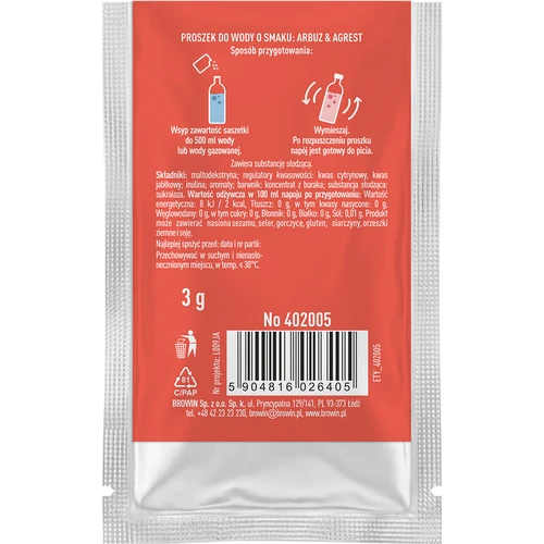 Vsypto Pepene roșu & Agrișe - set 15x3g - 6