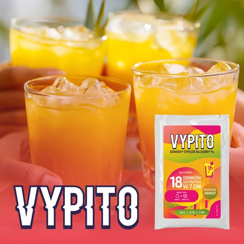 VYPITO 12%, plic pentru 18 băuturi – Multitropic, 126 g - 6