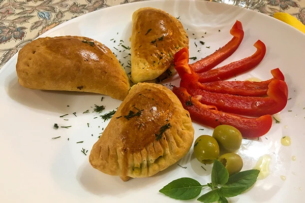 Pirogi coapte cu spanac